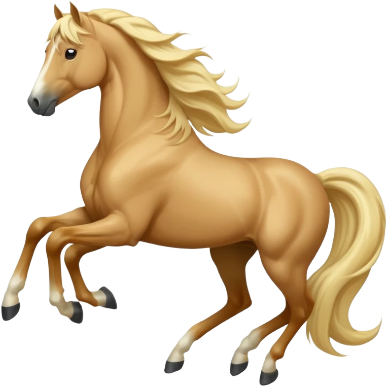 blonde horse emoji