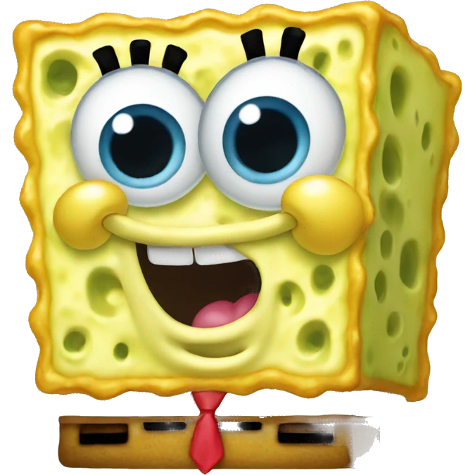 spongebob popping emoji