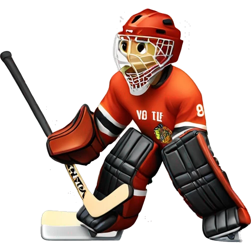 Hockey goalie emoji