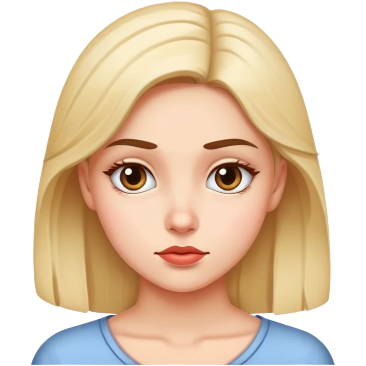 girl giving side eye  emoji