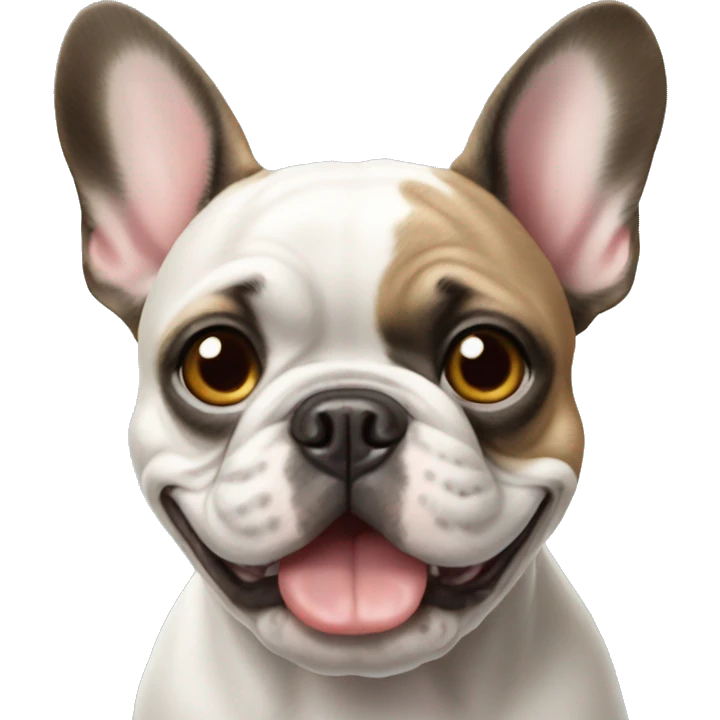 French bulldog  emoji