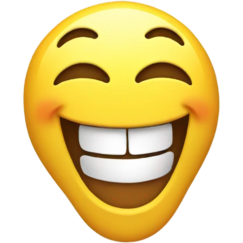 Laughing smiley emoji