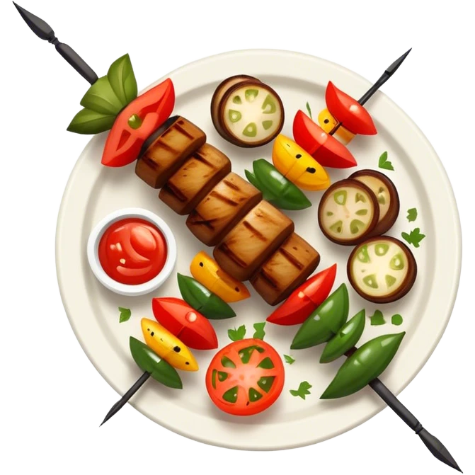 Delicious shish kebab emoji