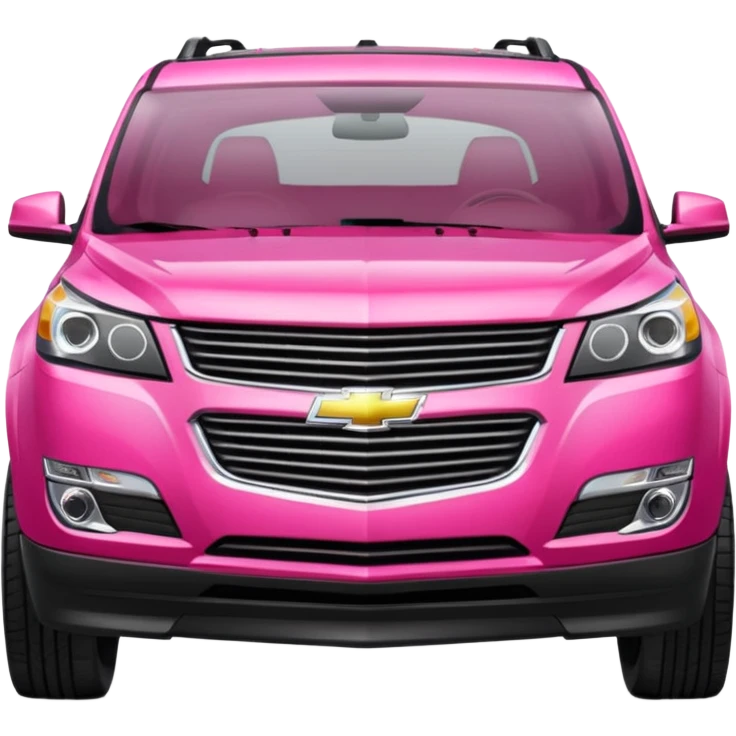 Hot Pink Chevy Traverse emoji