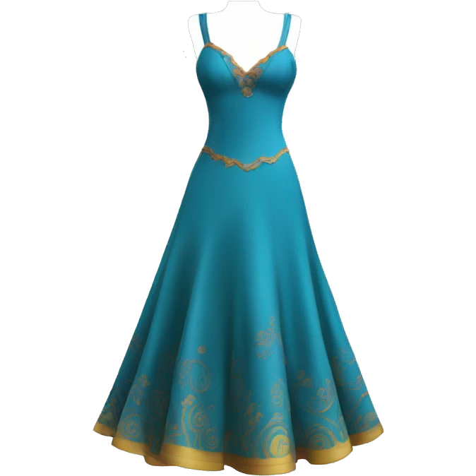 tango vestido celeste emoji