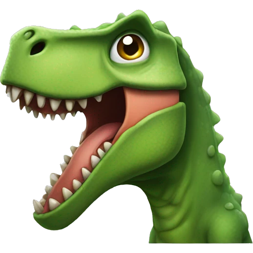 Dinosaur that doesn’t feel well  emoji