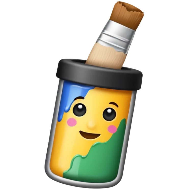 artist paint tube  emoji