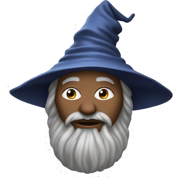 hyperrealistic wizard emoji
