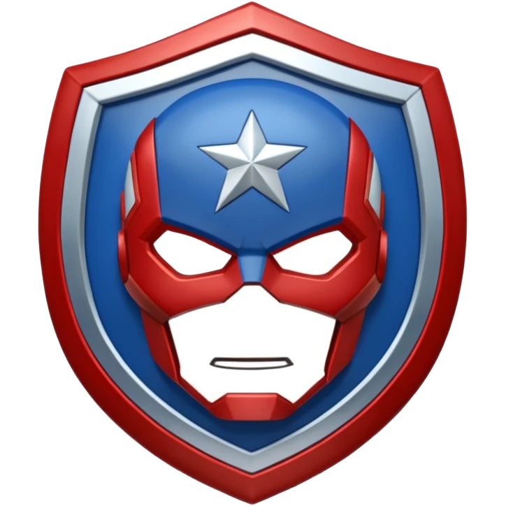 hazme un emojis del escudo del capitán América emoji