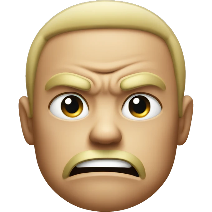 Angry face  emoji