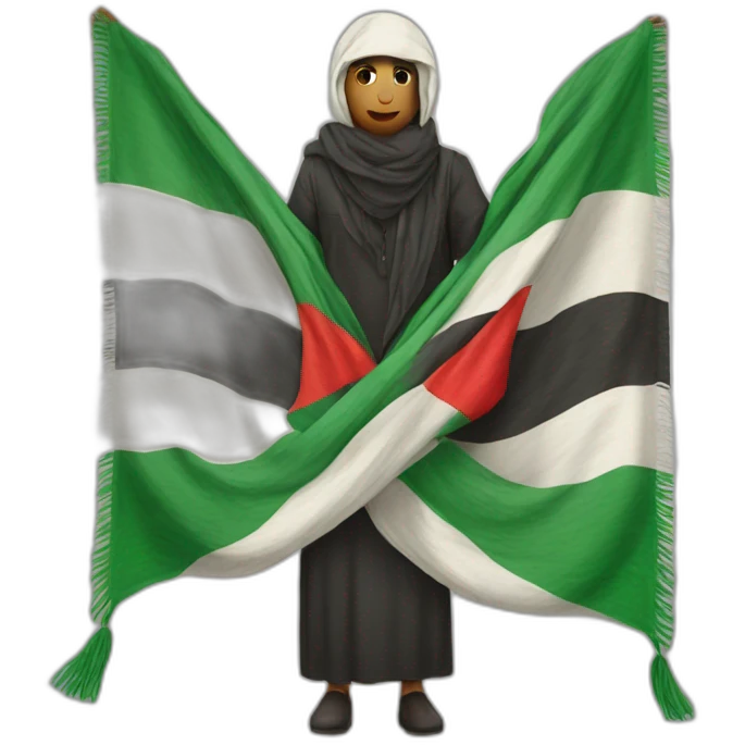 Palestine scarf emoji