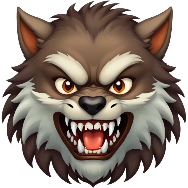 classic werewolf emoji