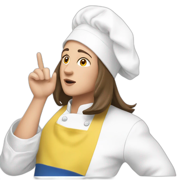 solo chef hat yellow apron emoji