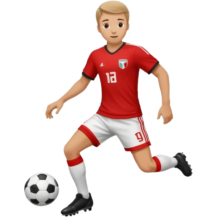 soccer player doing ball tricks emoji