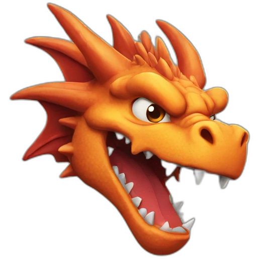 Angry dragon emoji
