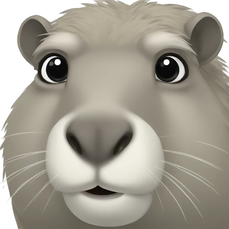 grey capybara emoji