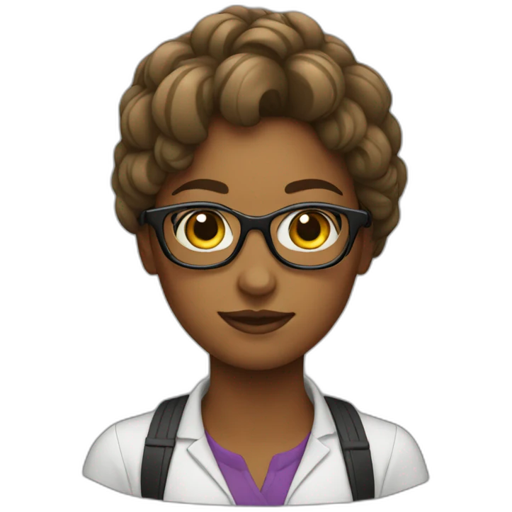 female nerd emoji