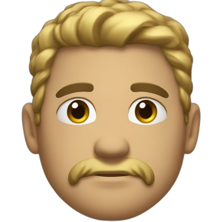 Phalsten the flage in a strong man emoji