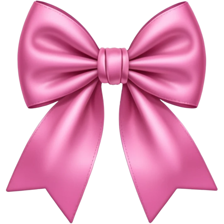 Pink bow emoji