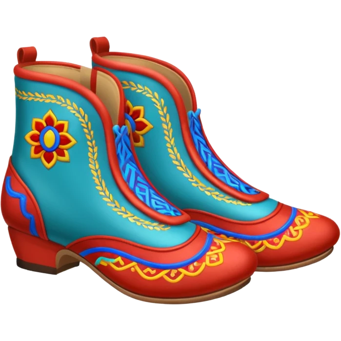 chinese mongolian shoes emoji