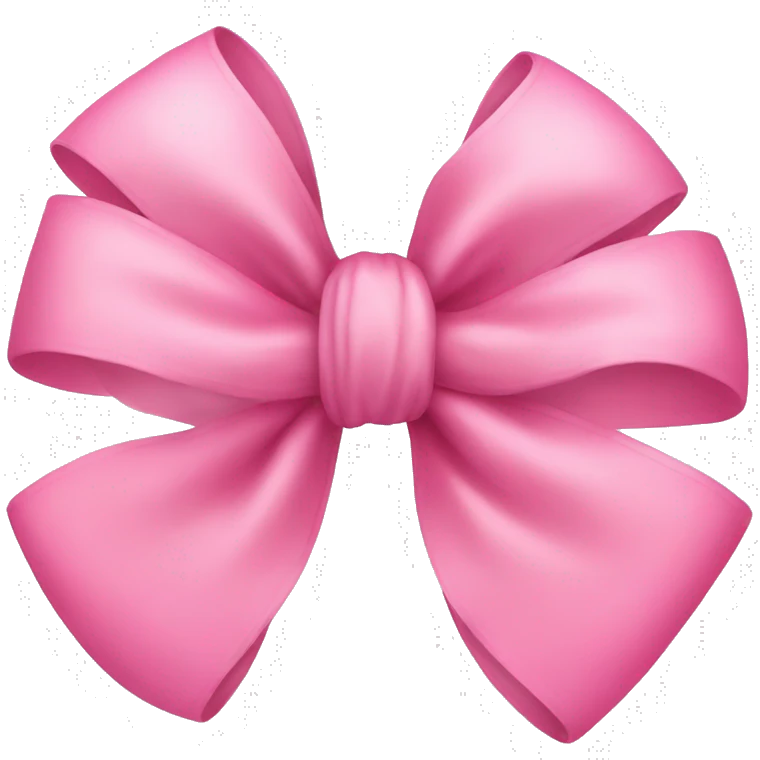 pink bow emoji