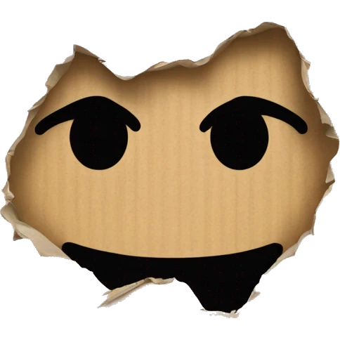 torn cardboard emoji