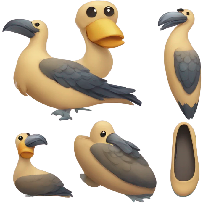 bird in crocs  emoji