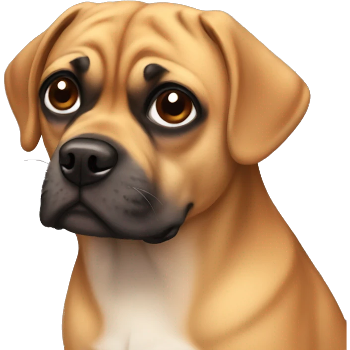 A Brown Puggle  emoji