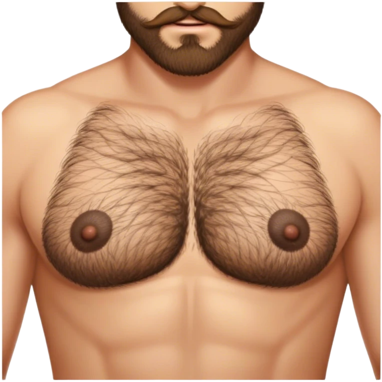 Chest hair emoji