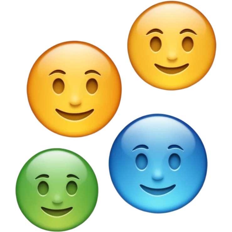 Tourne légèrement le logo vers la gauche (garde le fond blanc) pour qu'il soit de 3/4 face emoji