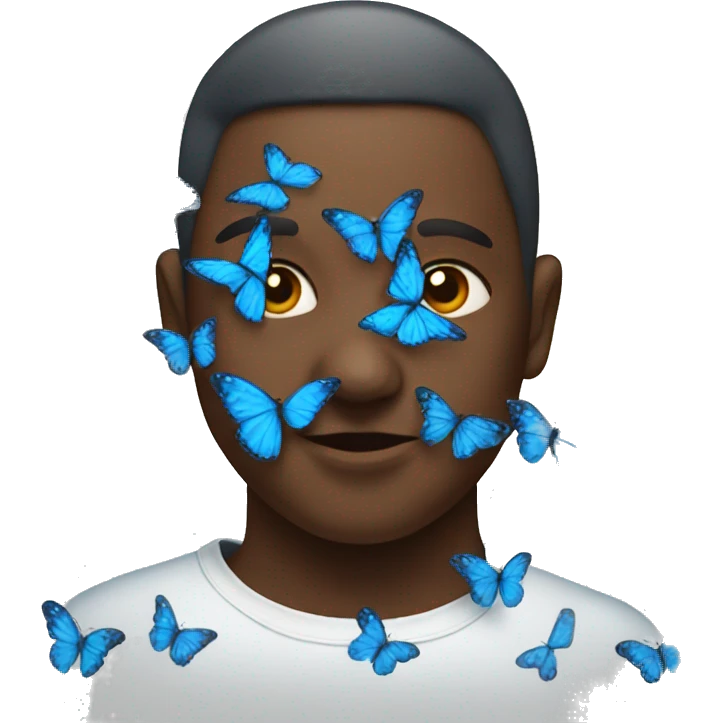 Blue Butterflies emoji