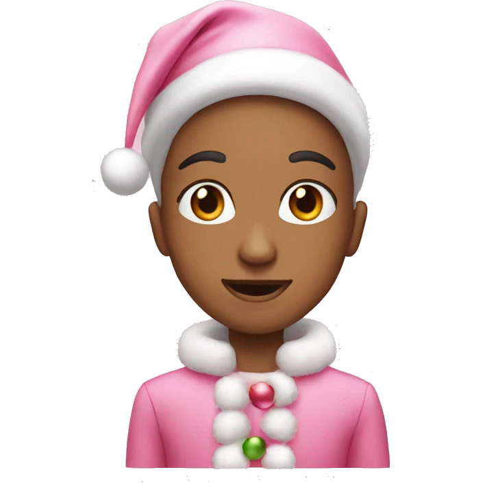 Pink Christmas i emoji
