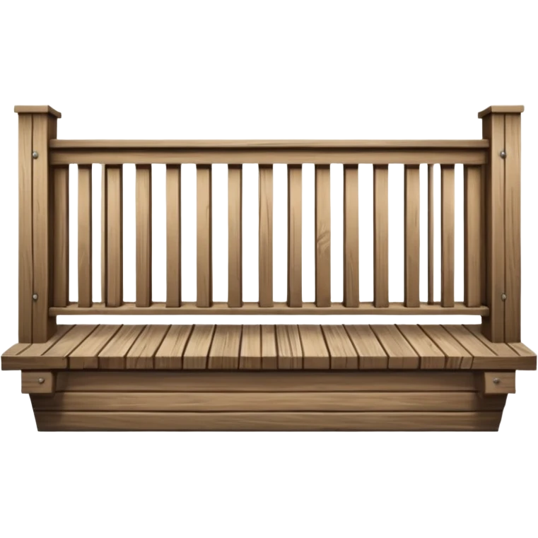 balcony made out of wood emoji