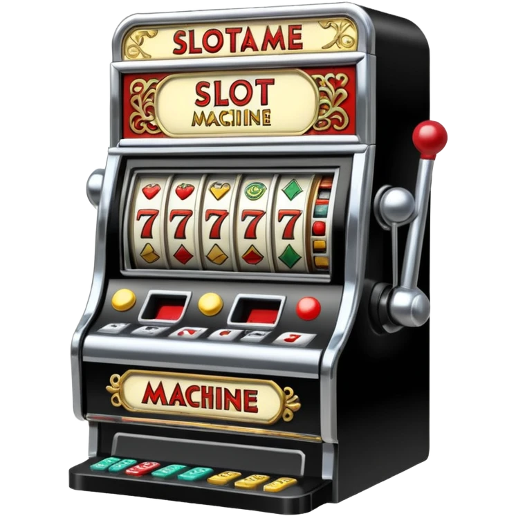 Slot machine, las vegas emoji