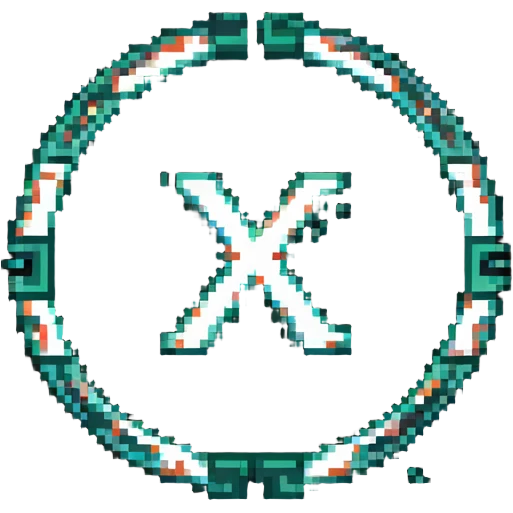 Kaspa crypto coin with K symbol emoji