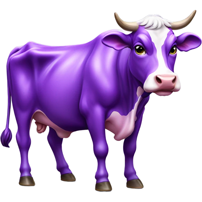 purple cow emoji