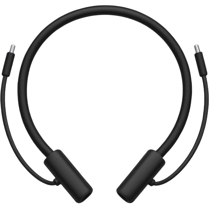 neckband with wire emoji