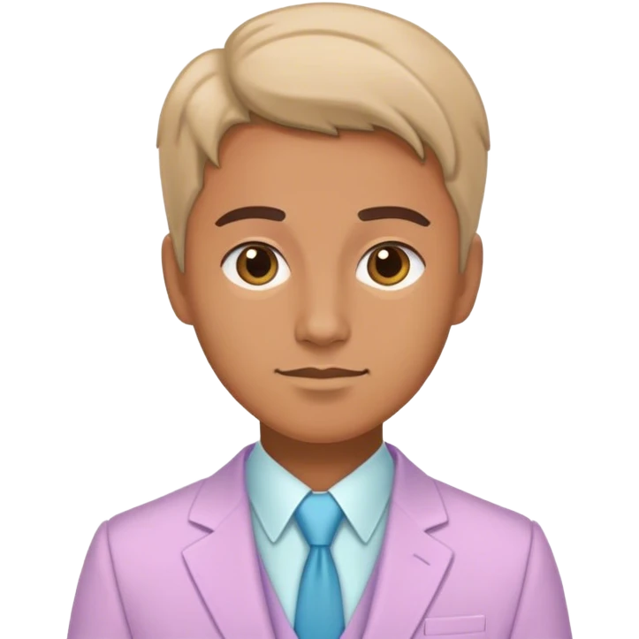 teacher in a pastel suit emoji