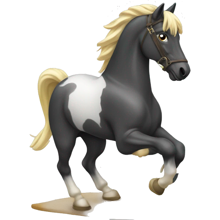 Cheval qui saute  emoji