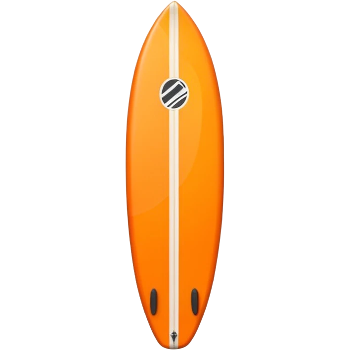 orange pattern surfboard emoji