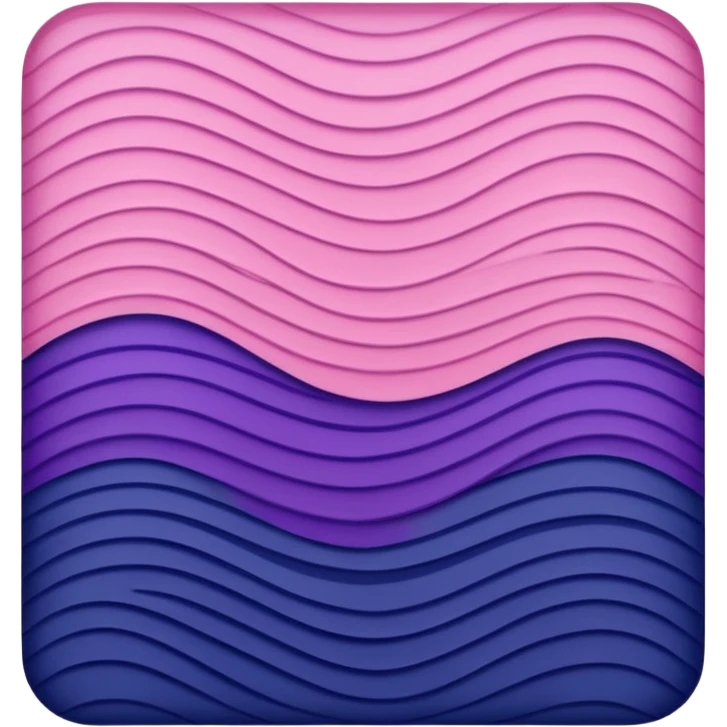 a wavy pink and navy rectangle with a purple stripe in the middle  emoji