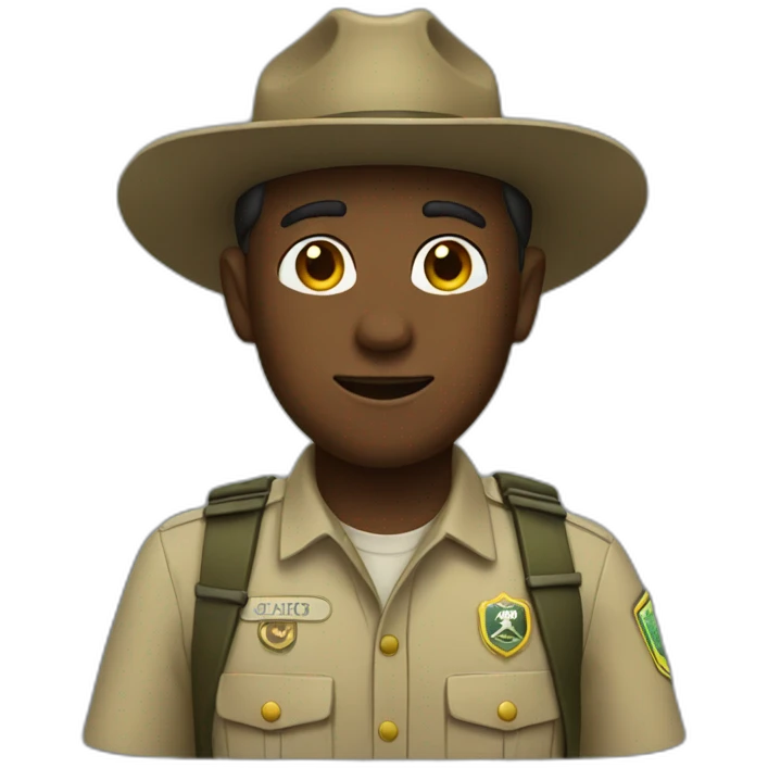 park ranger emoji