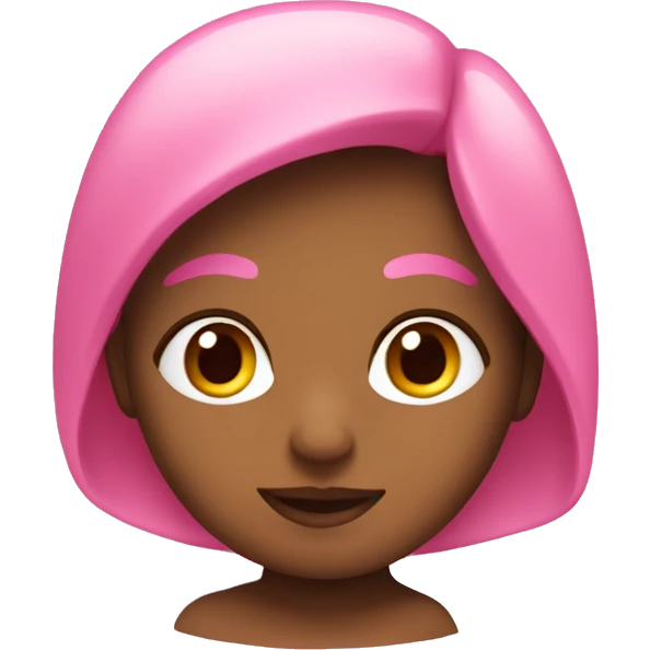 Un emoji très cute et de couleur rose emoji