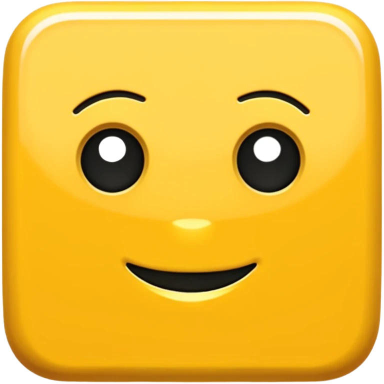 Square yellow color and teks YGZ emoji