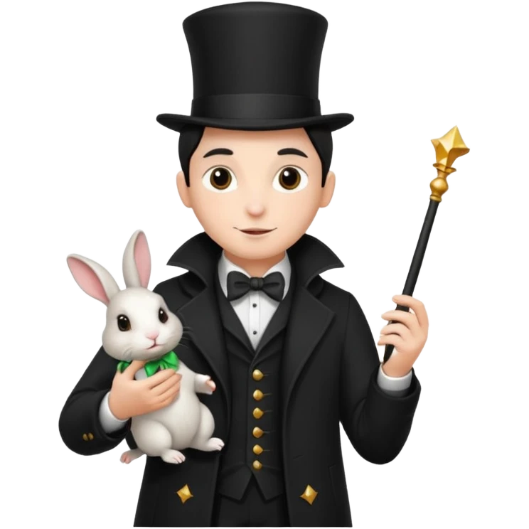 magician and pet emoji
