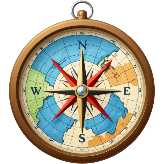 Map for hiking emoji