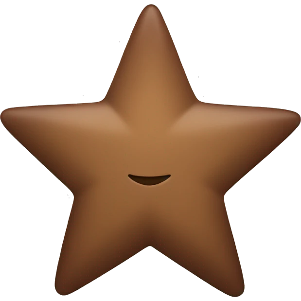 brown star emoji