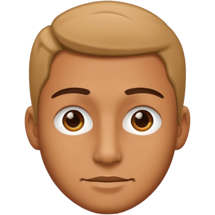 Man with emoji