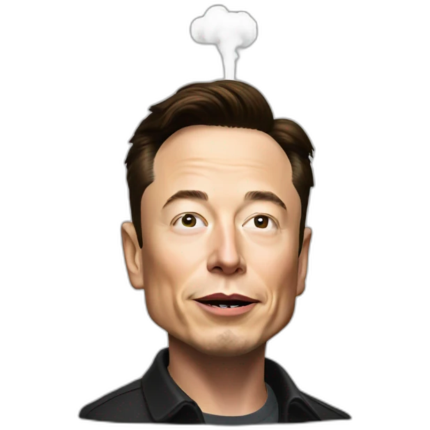 elon musk smokes carpet emoji