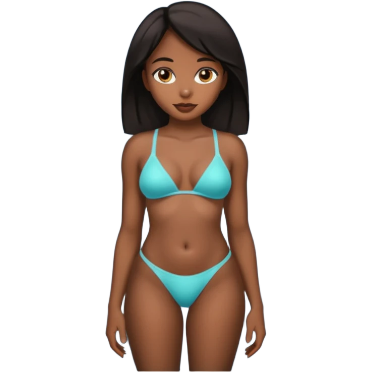 Black girl butt emoji